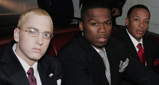 Dr. Dre, Eminem and 50 Cent